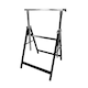 image 3 of Oypla 2x Adjustable Builder DIY Carpentry Work Bench Telescopic Saw Horses Trestle Black