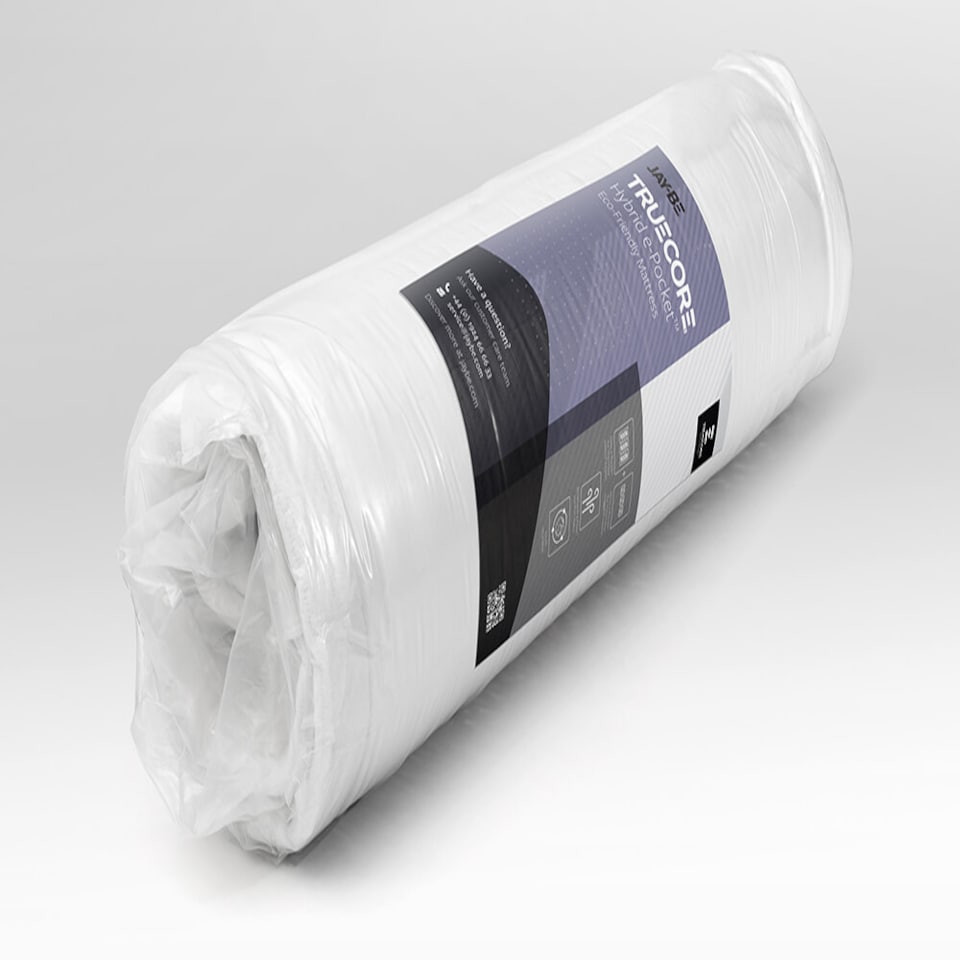 image 1 of Jay-Be 2000 Hybrid e-Pocket TRUECORE Eco-Friendly Mattress Small Double | White | 1