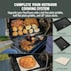 image 10 of Ninja FlexFlame Outdoor Cooking System & Pro Connect App PG305UK Black and Silver