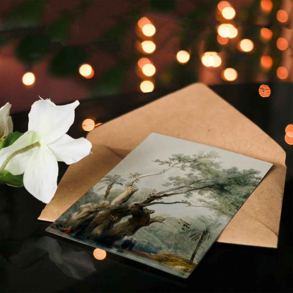 image 1 of David Roberts Art Card The Holy Tree of Metereah
