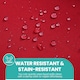 image 4 of Round Polyester Tablecloth, 220GSM Washable Table Linen - 90 Inch