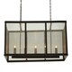 image 3 of Interiors by Premier Black Finish Wide Pendant Light With Hints of Gold