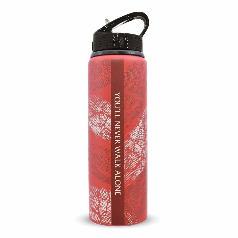 image 1 of Liverpool FC Print Water Bottle, Water Bottles, Sports, Gift