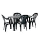 image 1 of Resol Gala 4 Seater Garden Dining Set - Green | Green | Green