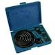 image 4 of 16pc Circular Hole Saw Set Cutter with Arbor and Case 19 - 127mm Wood Steel