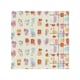 image 1 of Leaves and Flowers, Abstract shapes Designer Splash Back | White
