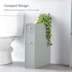 image 2 of VonHaus Shrewsbury Grey Slim Bathroom Storage Unit with Drawers