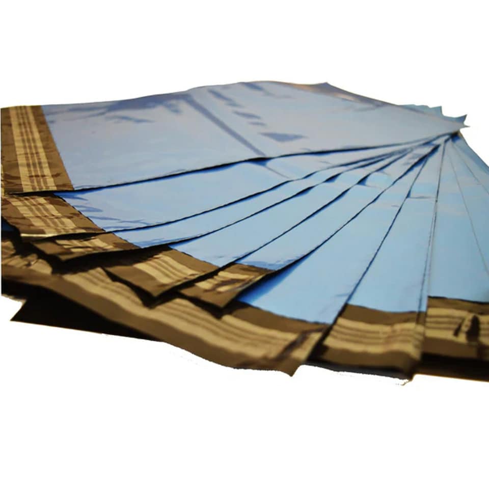 image 1 of 1000 x 13x19 (330x483mm) Strong Metallic Blue Polythene Postage Courier Mailing Bags Blue | One Size