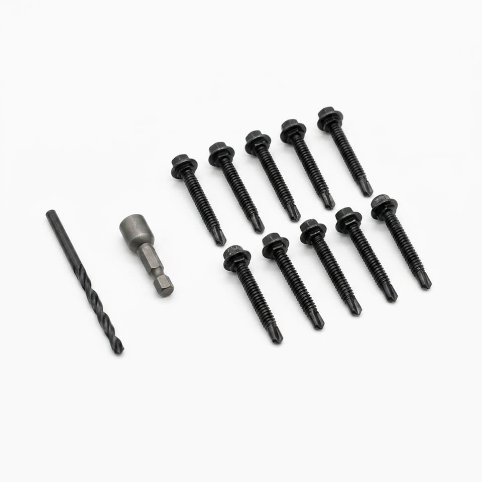 image 1 of Metal Fence Post Support and Repair Spikes | Black