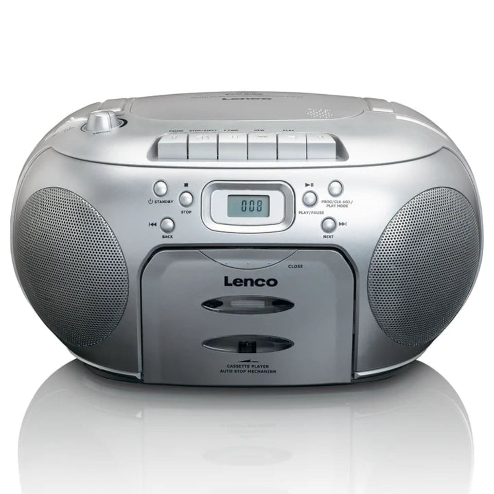 image 1 of LENCO SCD-420SI - Portable FM Radio CD- Cassette player