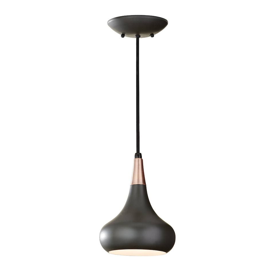 image 1 of Beso 1 Light Dome Ceiling Pendant Dark Bronze, E27
