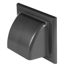 125mm Grey Vents Ventilation Grate Covering Return Flap ABS Outer Cover | Grey