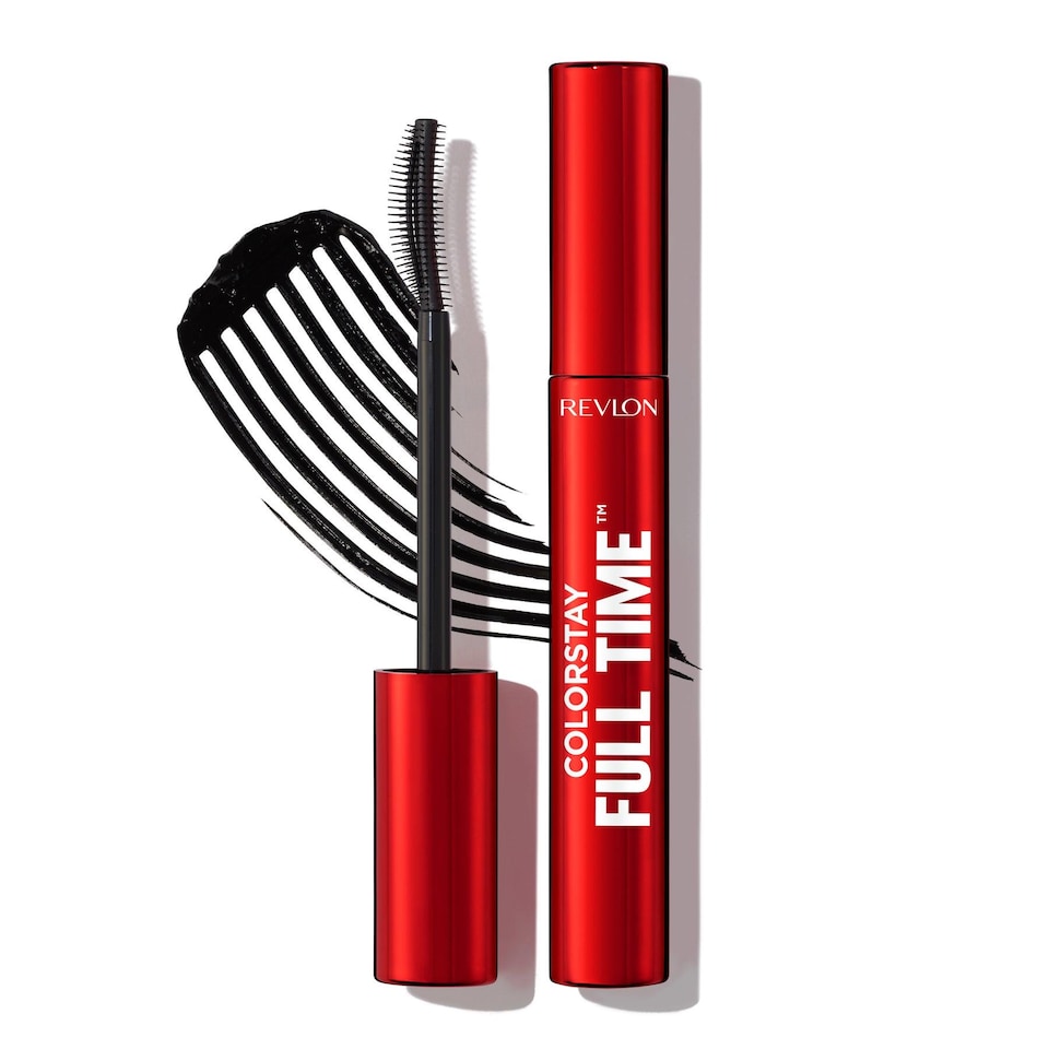 image 1 of Revlon Full Time Mascara Blackest Black Volumising Lash Makeup Mascara