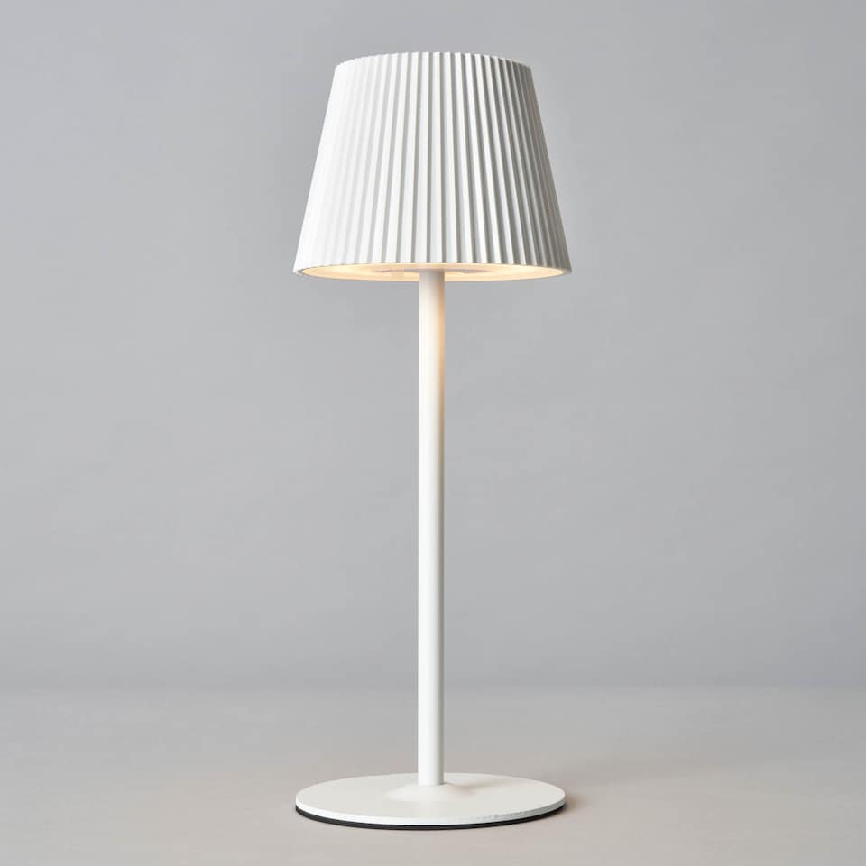 image 1 of BHS Esther Rechargeable Table Lamp | White | White | 1