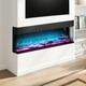 image 2 of HOMCOM 152.4cm Electric Fireplace Recessed, Insert, Wall Mount, Freestanding