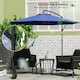 image 6 of Outsunny 3(m) Garden Banana Parasol Cantilever Umbrella w/Crank& Base 