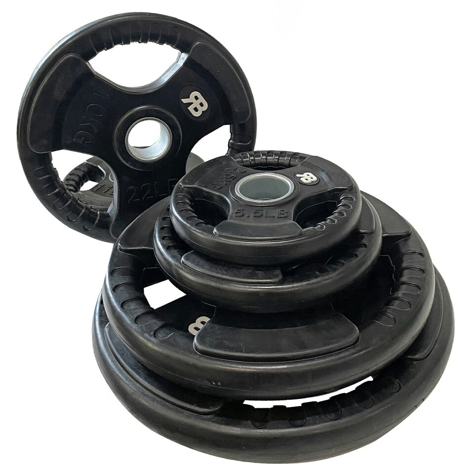 image 1 of Northern Tri-Grip Olympic Weight Plates Pair - 20Kg x 2