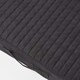 image 4 of Homescapes Black Suede Orthopaedic Foam 3 Seater Booster Cushion | Black | Black | 150 x 50 x 10 cm