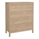 image 1 of Madrid Chest 3+2 Drawers in Jackson Hickory Oak