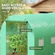 image 5 of Outsunny Polytunnel Green House with Sprinkler System, Wide Door, 4 x 3(m)