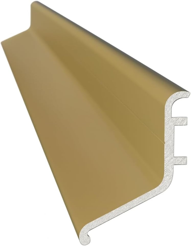 image 1 of Exitex Rain Deflector 914mm, Door Rain Guard for Inward & Outward Opening External Doors | Gold