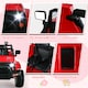 image 5 of COSTWAY 12V Battery Powered Kids Ride On Truck Red