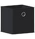 image 1 of Vida Designs Durham Cube Storage Basket, Black | Black | Silver | One Size