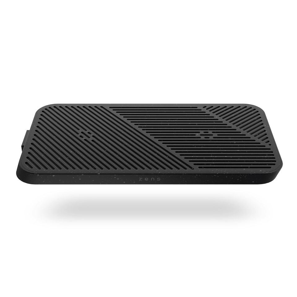 image 1 of Zens Modular Dual Wireless Charger Main Station (incl. Wall Charger) - black
