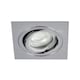 image 1 of BHS Sym Square IP65 Tiltable Downlight | Silver | Satin Nickel | 1