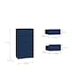 image 9 of Alice Springs Tall 4 Drawer Chest with Push-to-Open Drawers in Night Blue