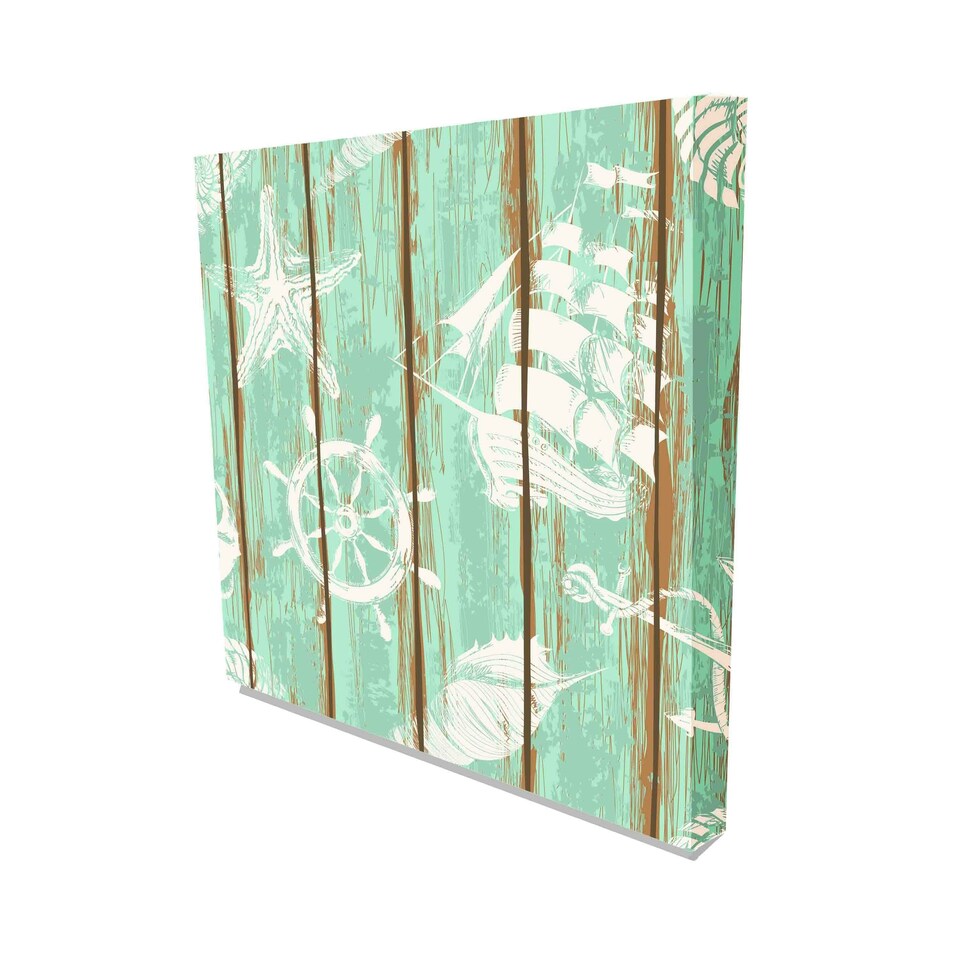 image 1 of Ship deck (Canvas Print) 45cm x 45cm