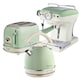 image 6 of Ariete ARPK17 Vintage Retro Dome Kettle, Toaster & Espresso Coffee Machine Set, Green