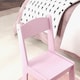 image 9 of AIYAPLAY Kids Dressing Table Set Make up w Stool, Drawer, for Playroom | Pink