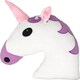image 1 of Desire Deluxe Unicorn Emoti Cushions 37cm Novelty Soft Plush Toy for Kids - Round Cute Stuffed Funny Smile Face Emoticon Unicorn Pillow for Boys & Girls