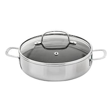 Stoven Hextra 28cm Non-Stick Skillet with Lid