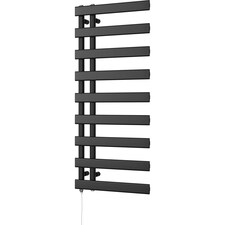 Agar - Black Electric Towel Rail H1156mm x W500mm 500w Standard