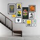 image 5 of Flowers Mushroom and Butterfly Calligraphy Huge Wall Art Poster Print 24X32"
