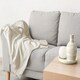 image 3 of Plush Collection Flannel Fleece Super Soft Throw in Cream (50" x 60") Cream | Cream