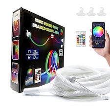 5 Meters RGBIC Digital 16mm Big Rope Light Kit with Remote & APP control