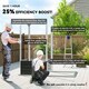 image 3 of Outsunny 6 x 4ft Metal Garden Shed with Lockable Door and Gloves, Dark Grey 