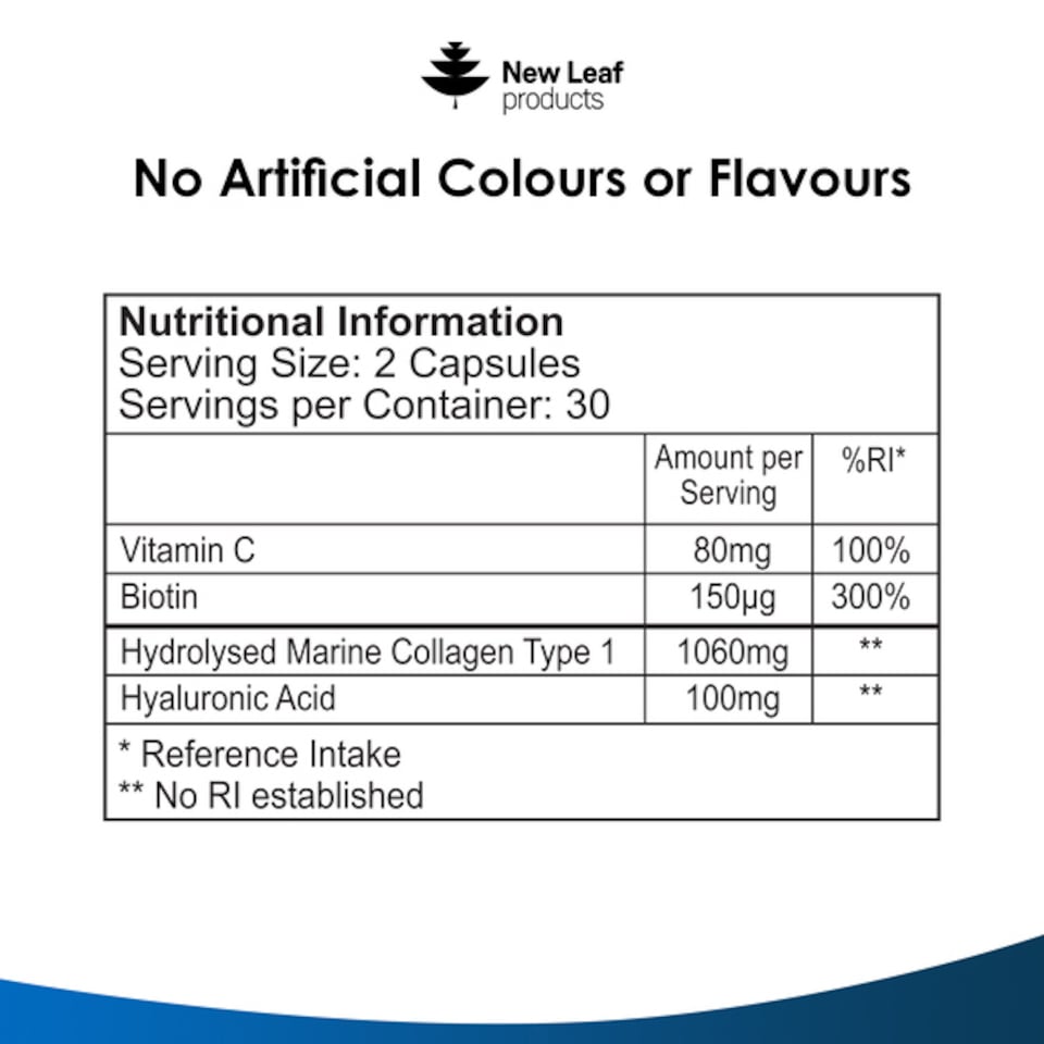 image 1 of Super Collagen Capsules 100 Percent Marine Collagen 1060mg Type 1