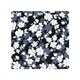 image 1 of White Black & Purple Flowers Splash Back | White