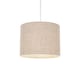 image 2 of Contemporary and Stylish Natural Linen 8 Inch Lamp Shade in Oatmeal - 20cm Diameter | Cream
