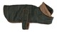 image 1 of Dark Tweed Dog Coat Green - Extra Large