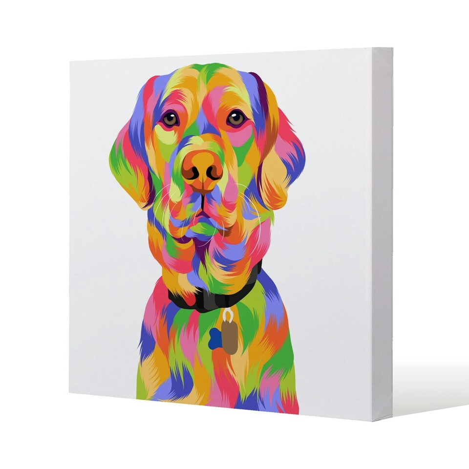 image 1 of Amazing Illustration Pop Art (Canvas Print) 77 x 77 x 4cm