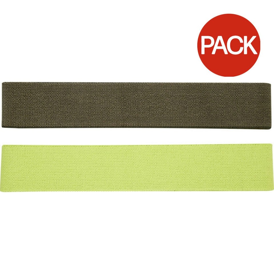 image 1 of Floso Gripped Resistance Band (Pack of 2) - Forest Green - One Size