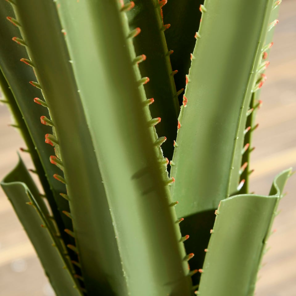 image 1 of HOMCOM Potted Artificial Plants Agave Succulent for Home Decor, 90cm