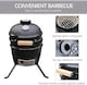 image 5 of Kamado Egg Ceramic Charcoal BBQ Barbecue Grill Roaster Smoker 13″
