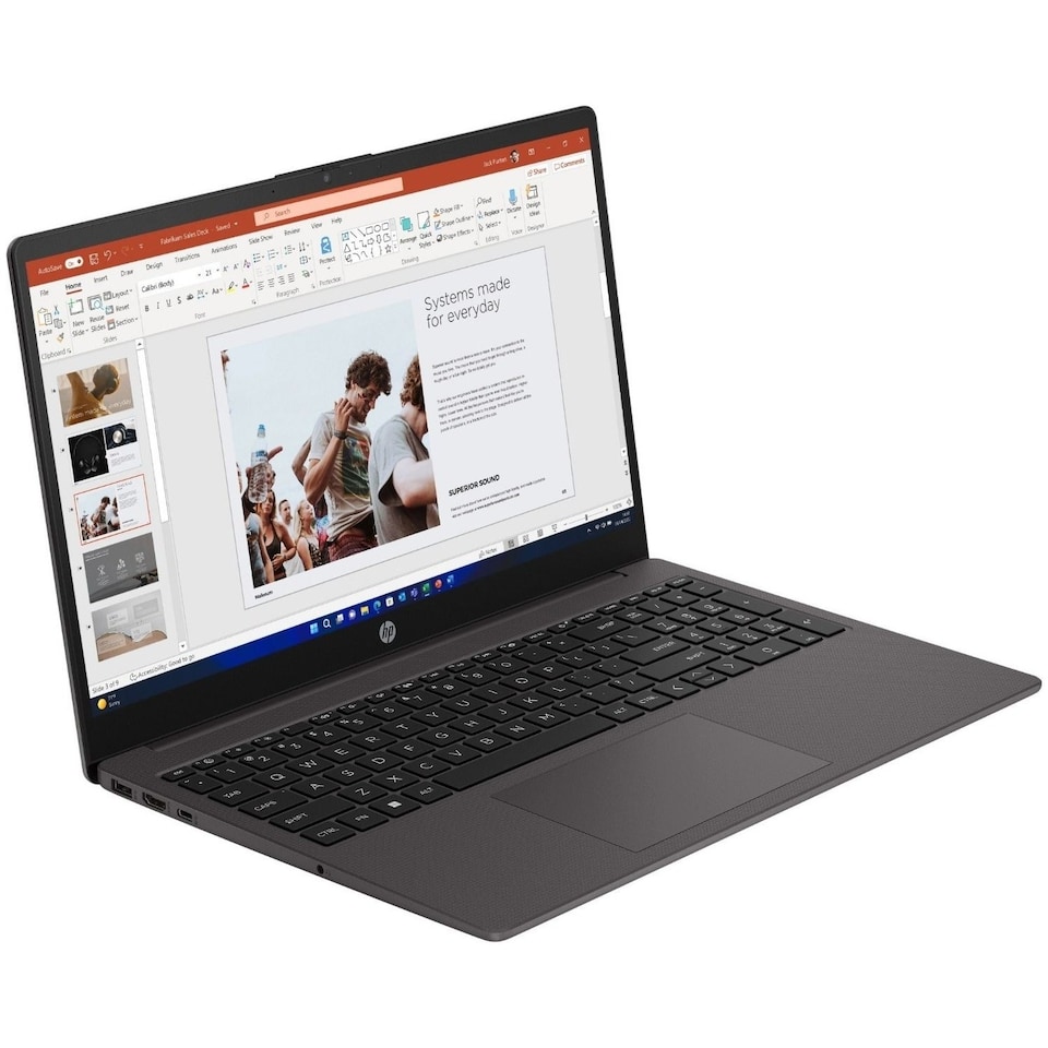 image 1 of HP 255 G10 Notebook AMD Ryzen 3 8GB RAM 256GB SSD 15.6 Inch Windows 11 Laptop