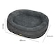 image 3 of Skylos Orthopedic Plush Dog Bed Soft Washable Pet Bed Grey Cosy Cushion L Size | Grey | L | L